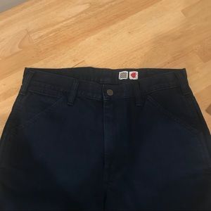 Uniqlo U Relaxed Fit Navy Blue Denim Pants